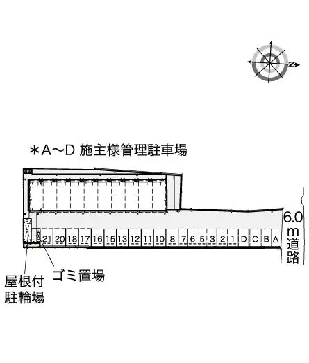 ★手数料０円★揖保郡太子町鵤 月極駐車場